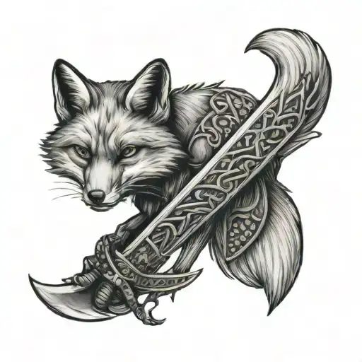 Fox And Katana Embedded
