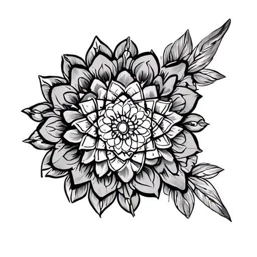Mandala Chest Piece