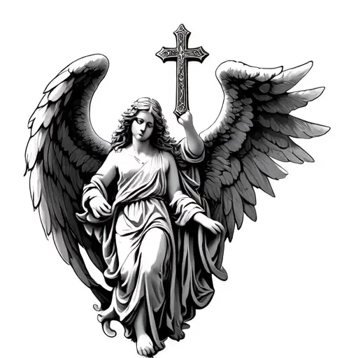 Angel With Cross