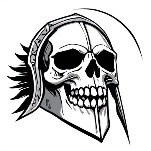 Viking Spartan Skull