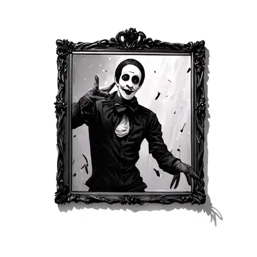 Mime Trapped In A Mirror And He's Trying To Get Out