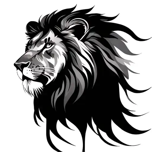 Lion Abstract Representation