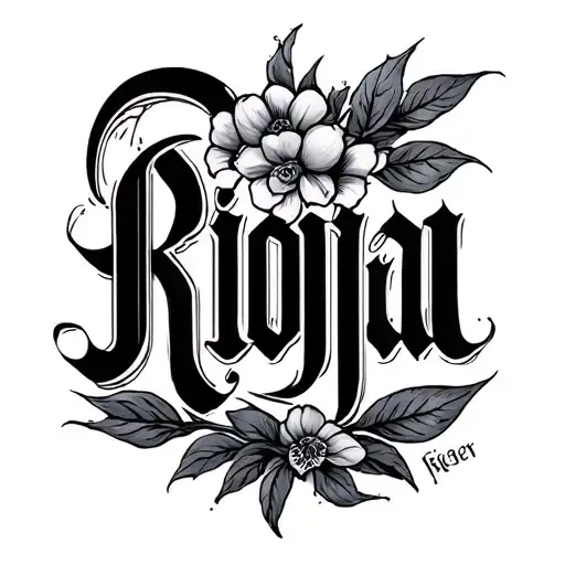 Calligraphy Written Rioja