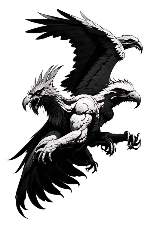 Griffin Battling Inner Demons Engaged