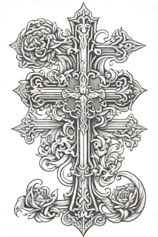 Designs To Go Around A Cross