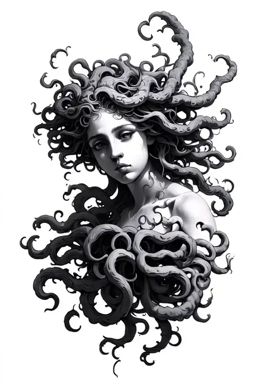 Medusa And Clouds