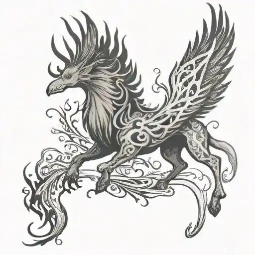 Harry Potter Stag Patronus Charm But With A Phoenix