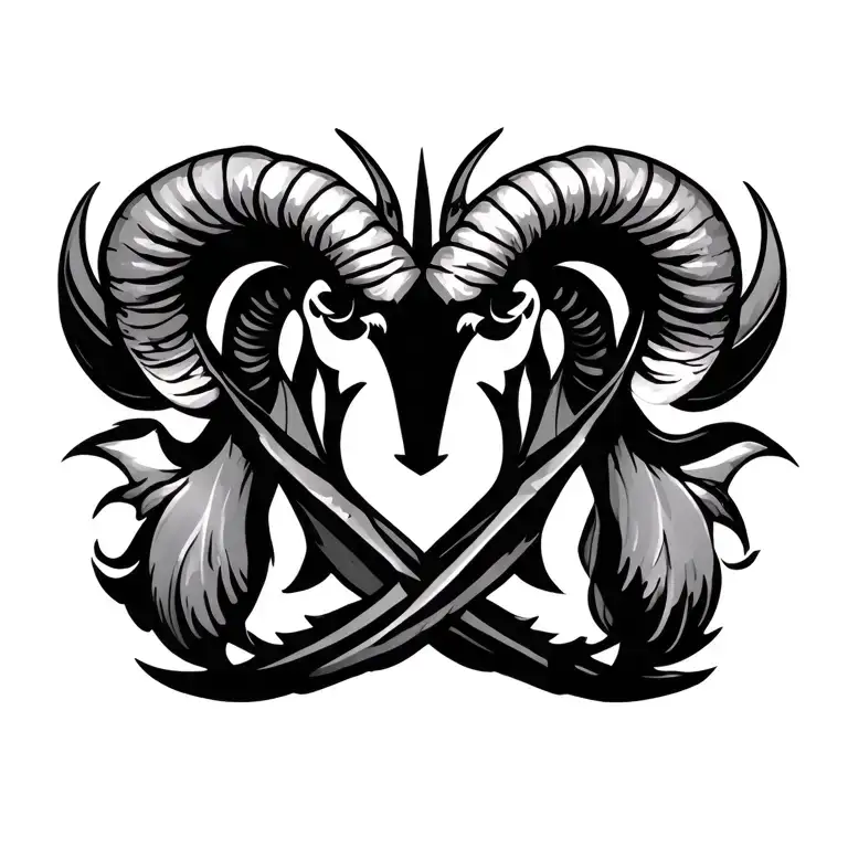 Aries And Sagittarius Symbol