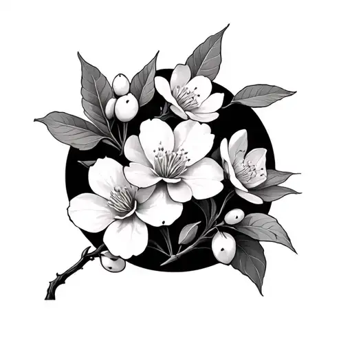 Cherry Blossoms Christianity New Life Intertwined