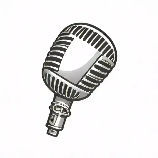 Microphone With Baseball For Grill