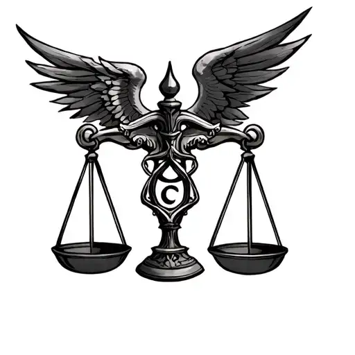 Scales Justice Tetragrammaton