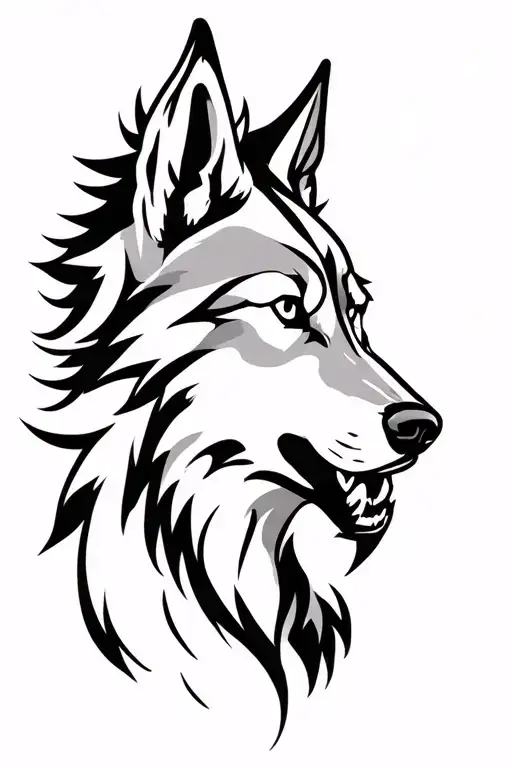 Aggressive Wolf Profil