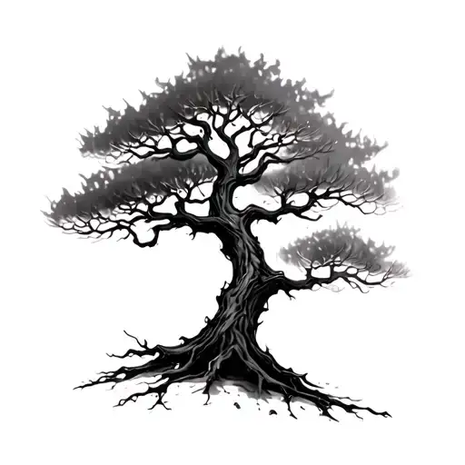 Poison Tree Charred With Ashes