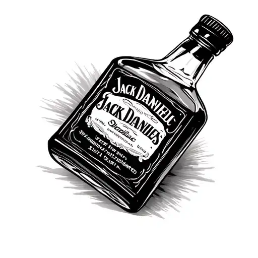 Jack Daniels Bottle But Replace The Jack Daniels With Jack Beattie