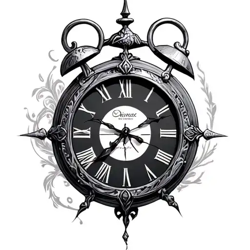 Small Clock And Memnton Mori