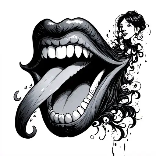 Blue Tongue Stink Spirit In Spirited Away