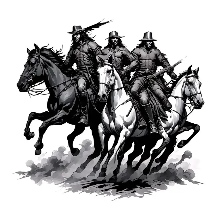 Four Horseman Of The Apocalypse Riders