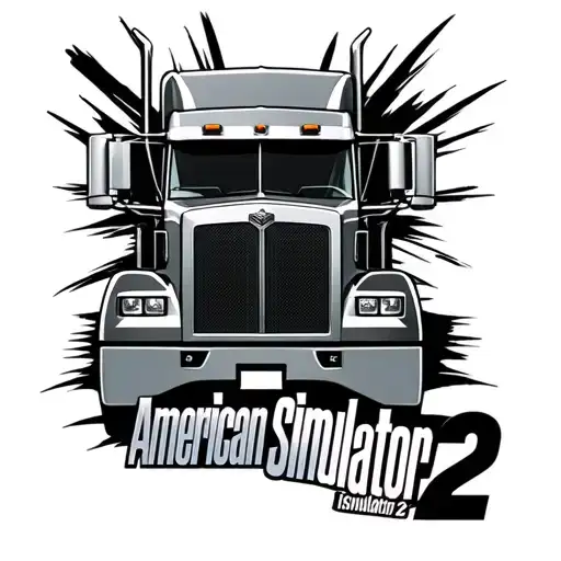 Euro Truck Simulator 2 Logo And American Truck Simulator Logo