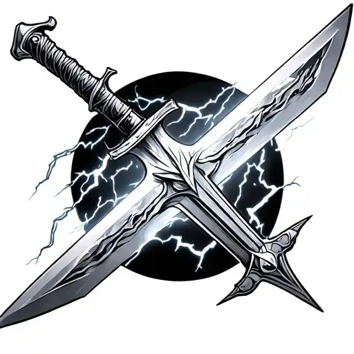 Sword With Lightning