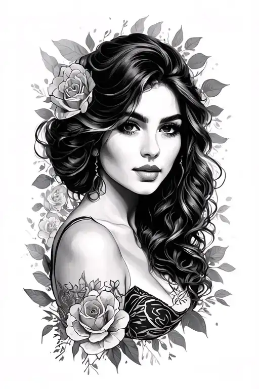 Evelyn Written In Brush Stokes