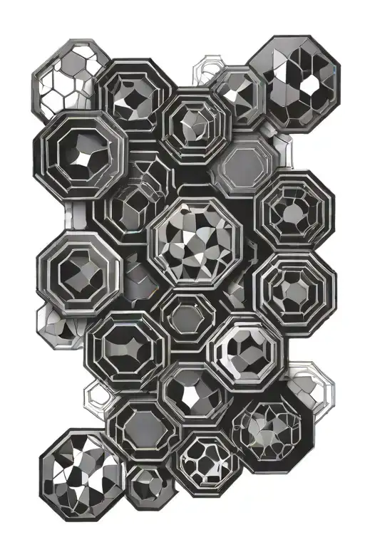 Hexagon Pattern Geometric Design
