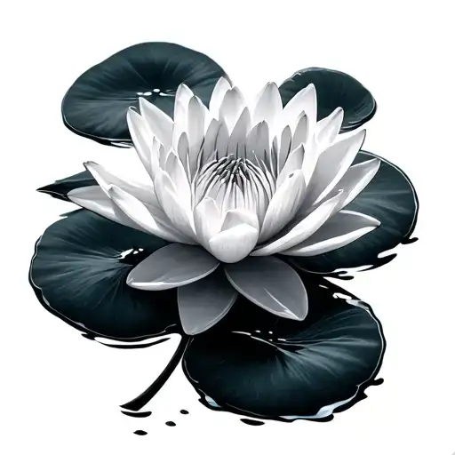 Water Lily Flowers Nd Lar