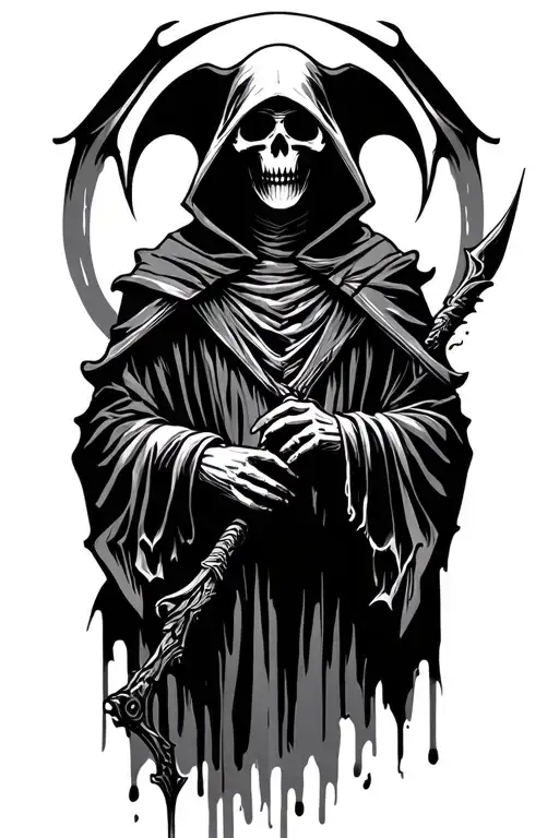 Grim Reaper Silohuette