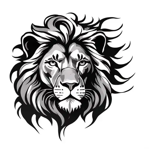 Shoulder Tattoo Lion