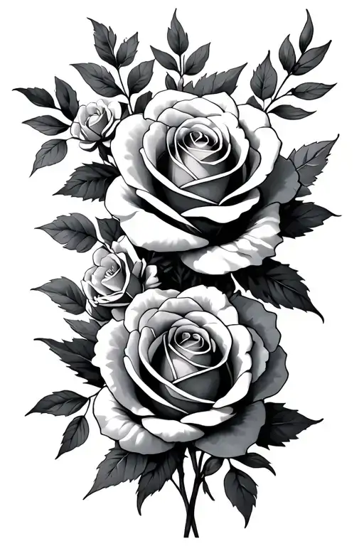 Held Sleeve Feminine Classy Roses Flowers