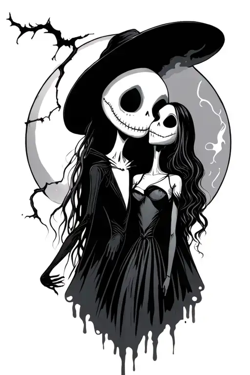 Jack And Sally Nightmare Before Christmas