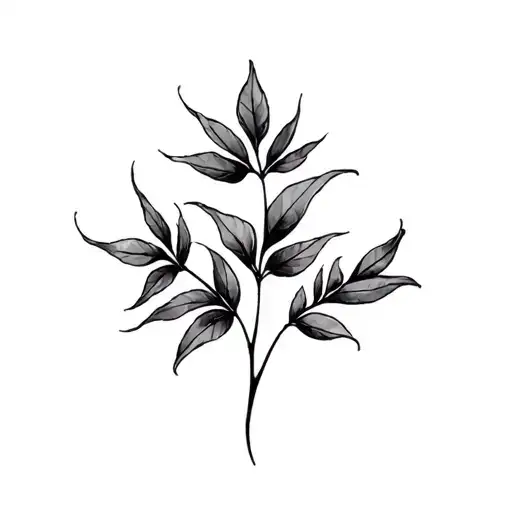 Floage Leaves Growing Together