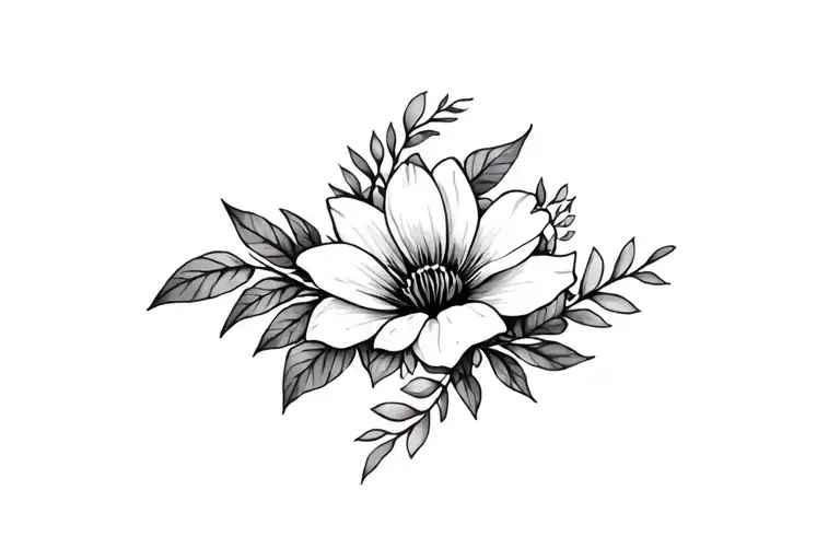 Flower Leaves Banner