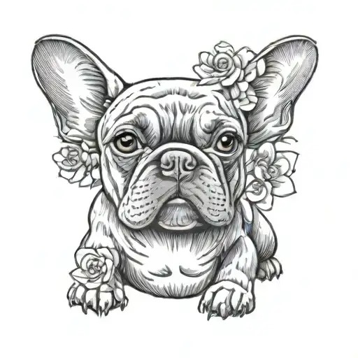 French Bulldog And Buddhist