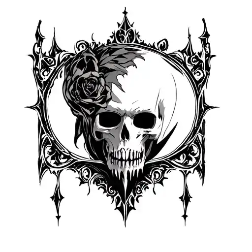 Gothic Shape Knee Cap