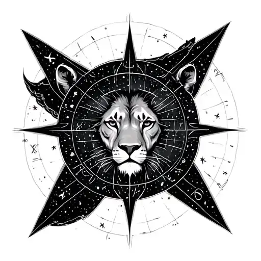 Leo Zodiac Star Map