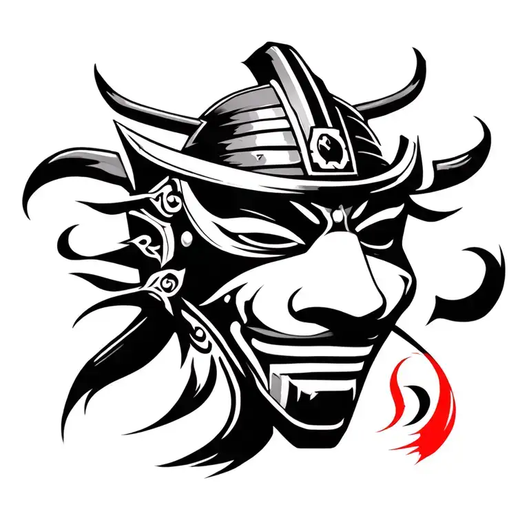 Tribal Samurai Mask