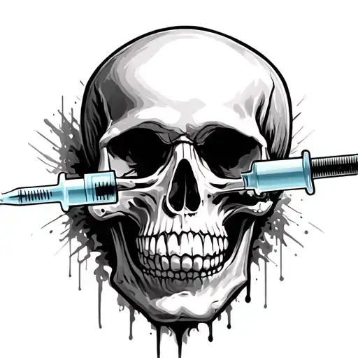 Syringe Through Skull