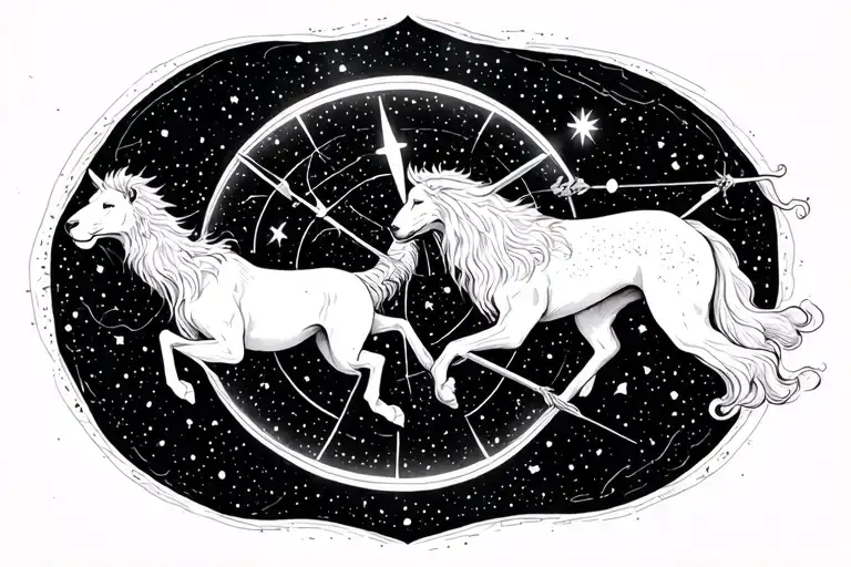 Leo Virgo And Sagittarius Constellation