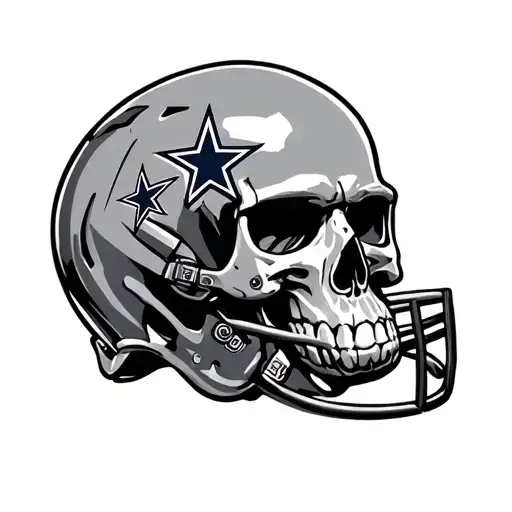 Dallas Cowboys Skull
