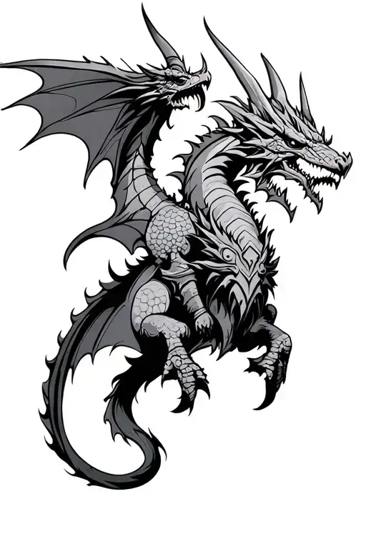 Viking Warrior Dragons