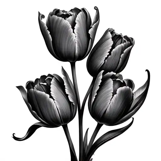Three Tulips