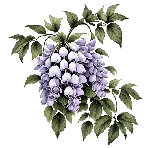 Wisteria Flower Blooming