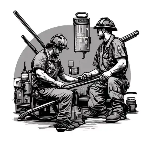 Physical Therapist & Firefighting Scene