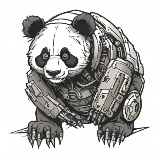 Robotic Panda Bear
