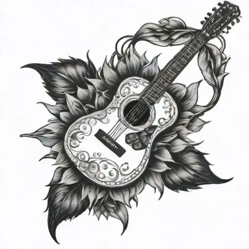 Sunflower Guitar