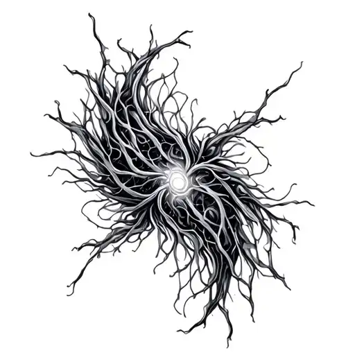 Neural Network Organic Tattoo Design
