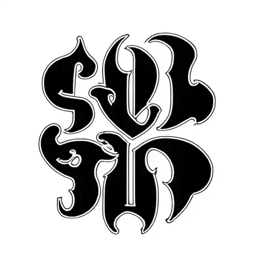 Ambigram For Siyin And Chong