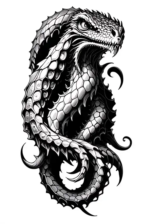 Honey Comb Designed Space Kraken With Intricate Designs In Body