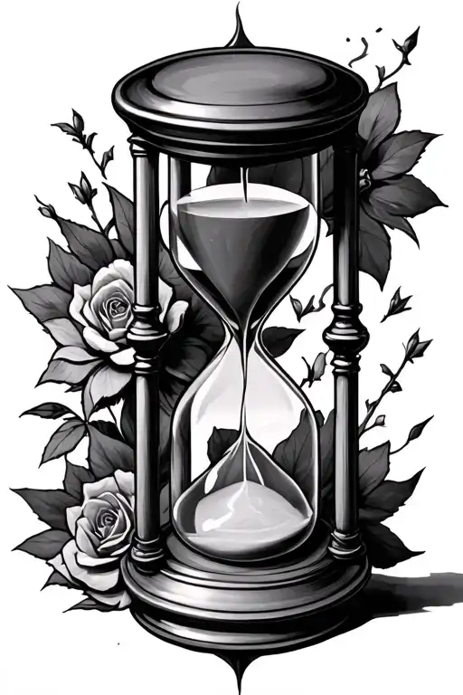 Life To Death Transformation Hourglass