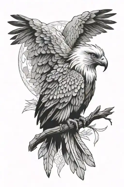 Philippine Eagle And Philippine Tamaraw